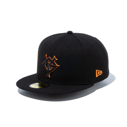 NEW ERA - YOMIURI GIANTS 59FIFTY NPB 25J BLACK/BLACK/ORANGE【14525164】