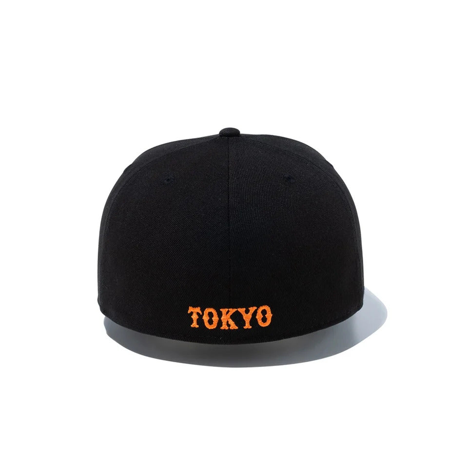 NEW ERA - YOMIURI GIANTS 59FIFTY NPB 25J BLACK/BLACK/ORANGE【14525164】
