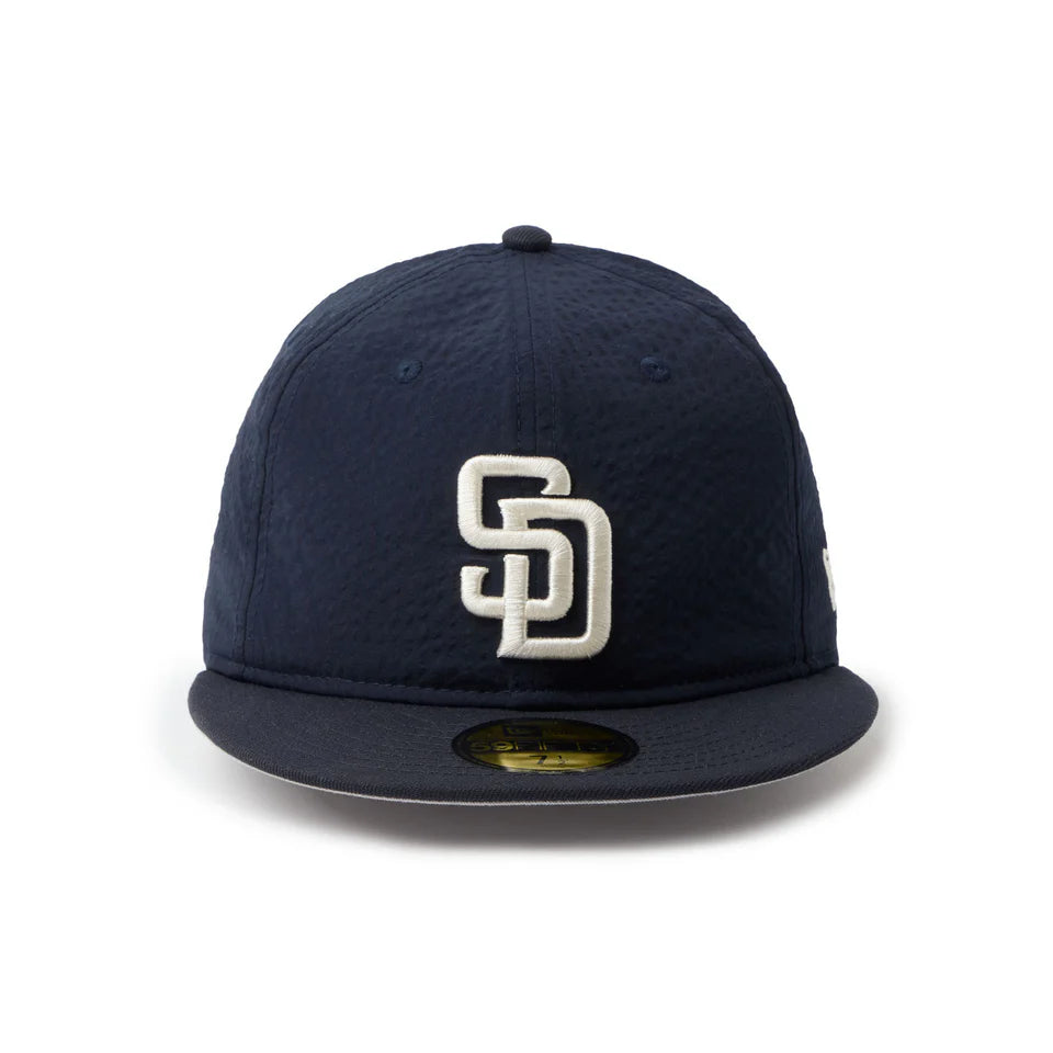 NEW ERA San Diego Padres - 59FIFTY Soft Buckram MLB Seersucker NAVY  【14745137】