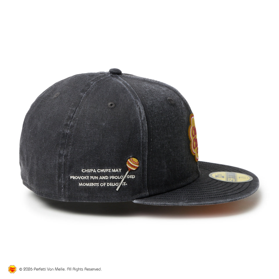 NEW ERA - 59FIFTY Chupa Chups ITALIAN WASH BLACK 【14863805