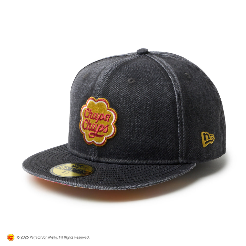 NEW ERA - 59FIFTY Chupa Chups ITALIAN WASH BLACK 【14863805】