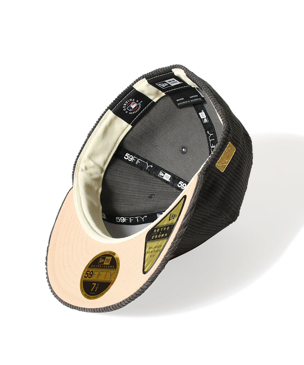 NEW ERA LOS ANGELES DODGERS - RC 59FIFTY CO LA 8WCORD GRAY