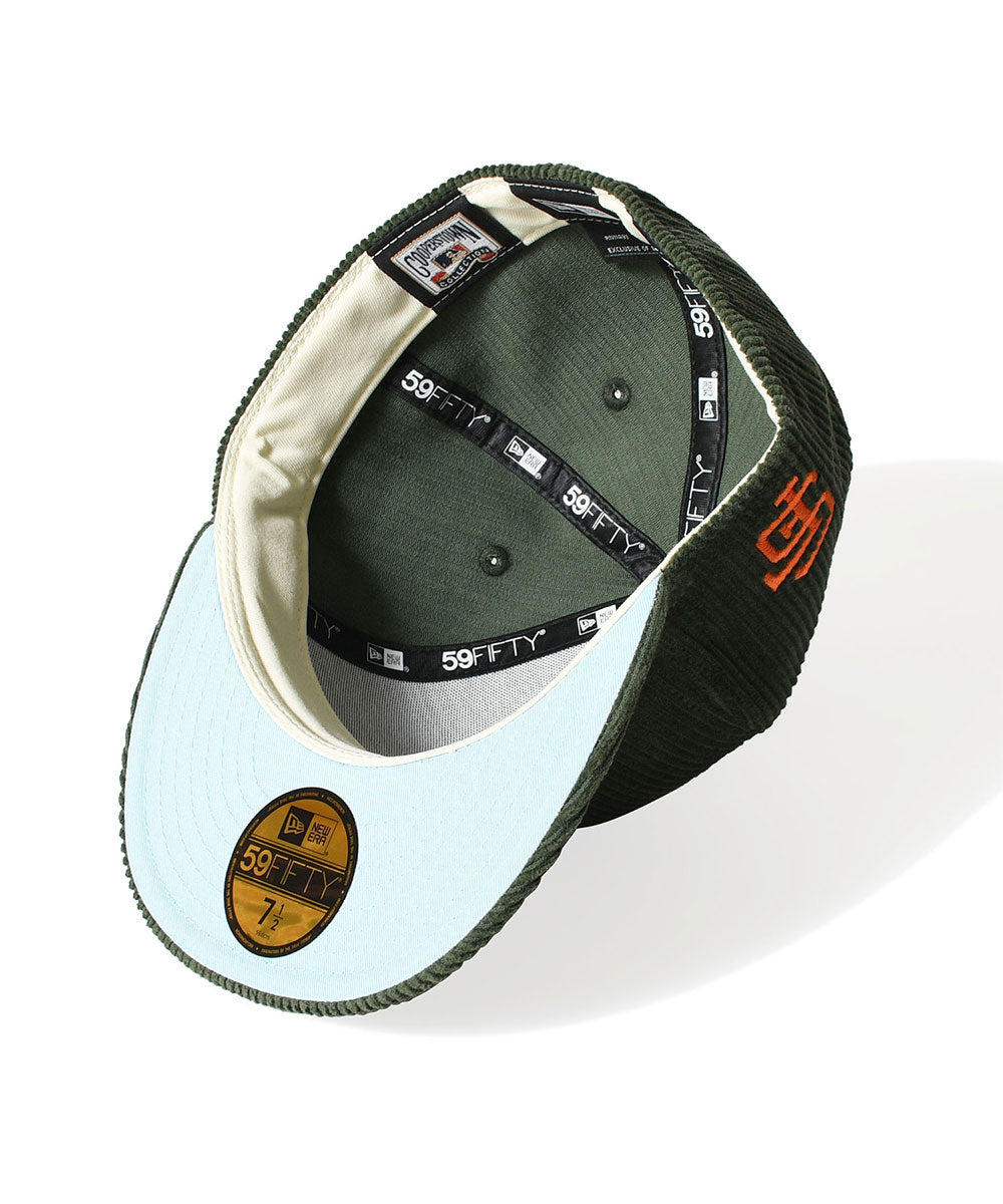 NEW ERA SAN FRANCISCO GIANTS - 59FIFTY CO 8WCORD GREEN 【14881993