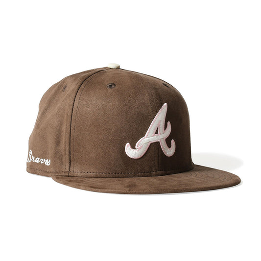 NEW ERA - Atlanta Braves CO 59FIFTY SUEDE BROWN【14882007】