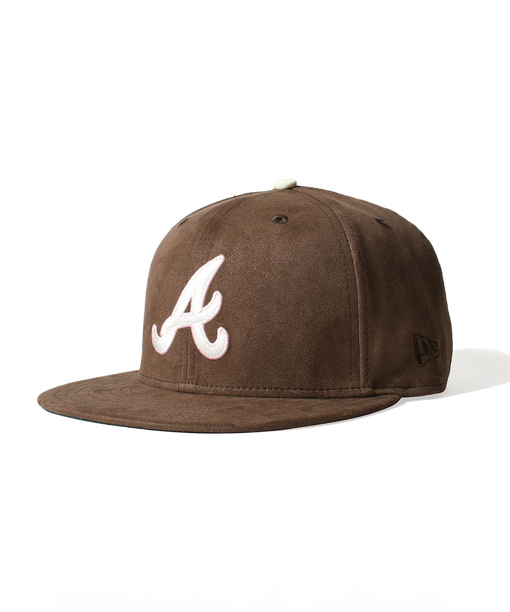 NEW ERA - Atlanta Braves CO 59FIFTY SUEDE BROWN【14882007】