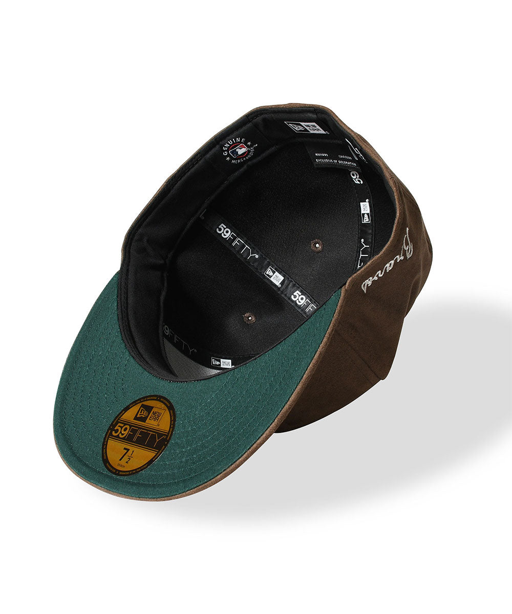 NEW ERA - Atlanta Braves CO 59FIFTY SUEDE BROWN【14882007