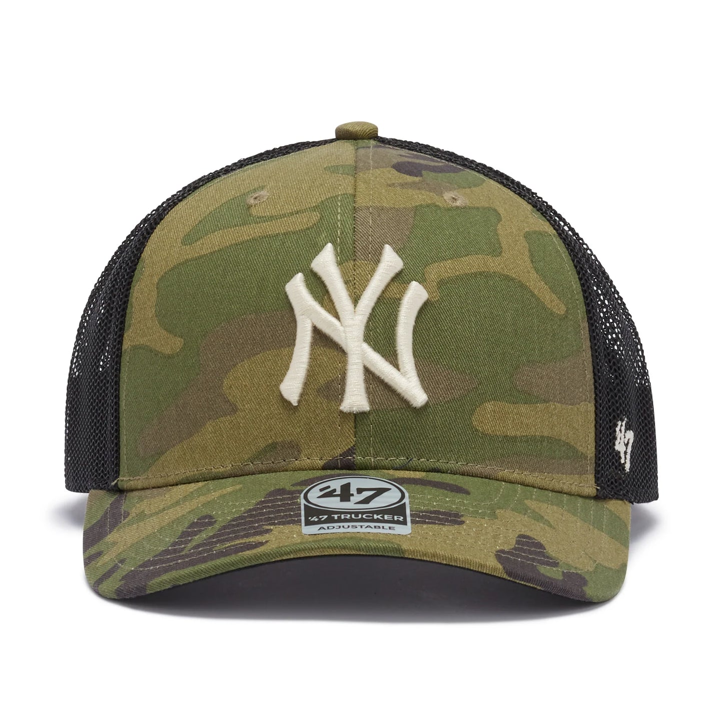 ’47 BRAND ‐ New York Yankees TRUCKER MLB WOODLAND CAMO 【14920289 47A-TRC-B-CMOTR17GWP-CM】
