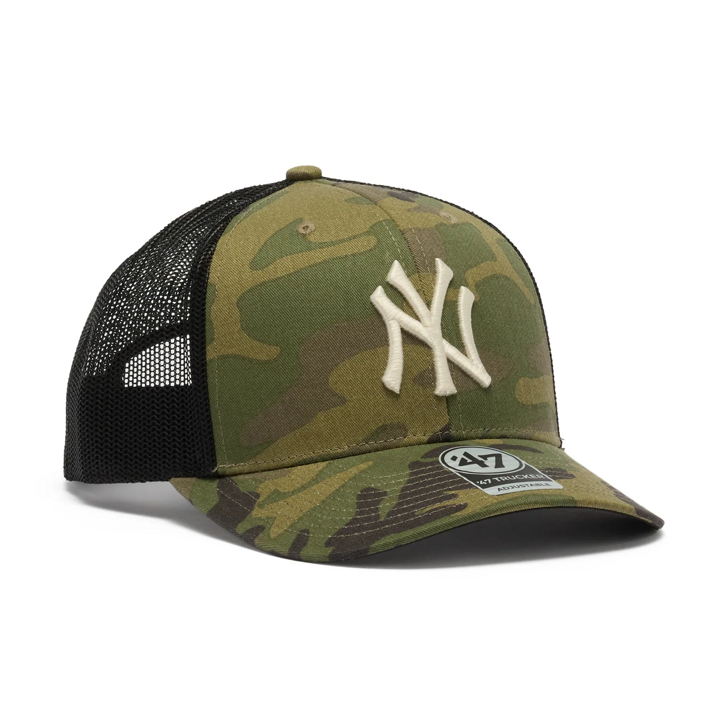 ’47 BRAND ‐ New York Yankees TRUCKER MLB WOODLAND CAMO 【14920289 47A-TRC-B-CMOTR17GWP-CM】