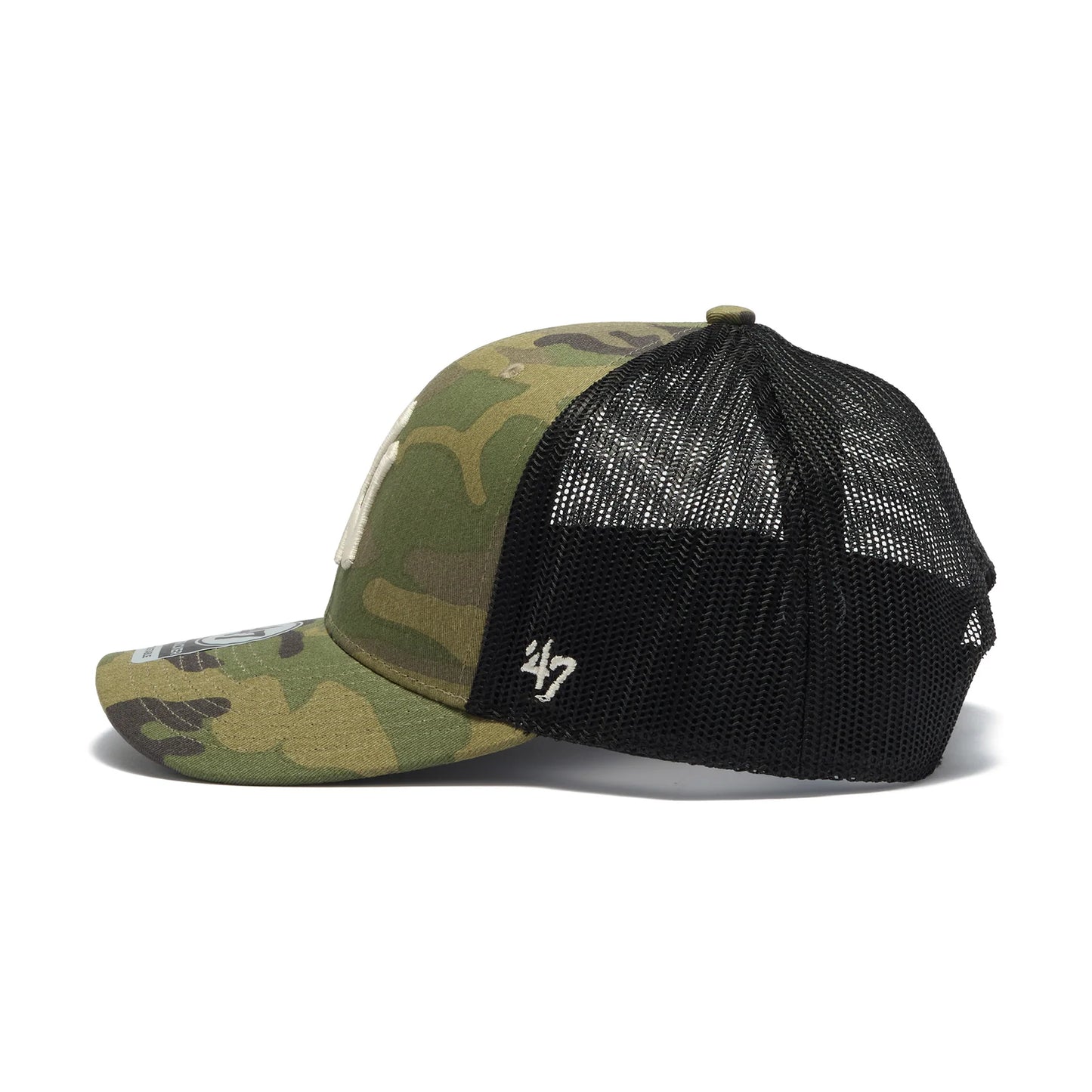 ’47 BRAND ‐ New York Yankees TRUCKER MLB WOODLAND CAMO 【14920289 47A-TRC-B-CMOTR17GWP-CM】