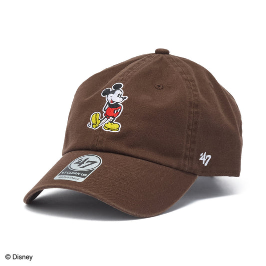 ’47 BRAND Disney - CLEAN UP Mickey Mouse BROWN 【14920472 47A-CLPDISMICSTA0-CTGW-BRW】