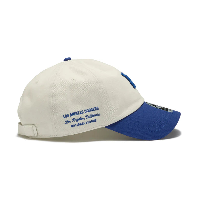 ’47 BRAND Los Angeles Dodgers - CLEAN UP WHITE/BLUE 【4920544 47A-CLP-B-CONTT12CNS-SS】