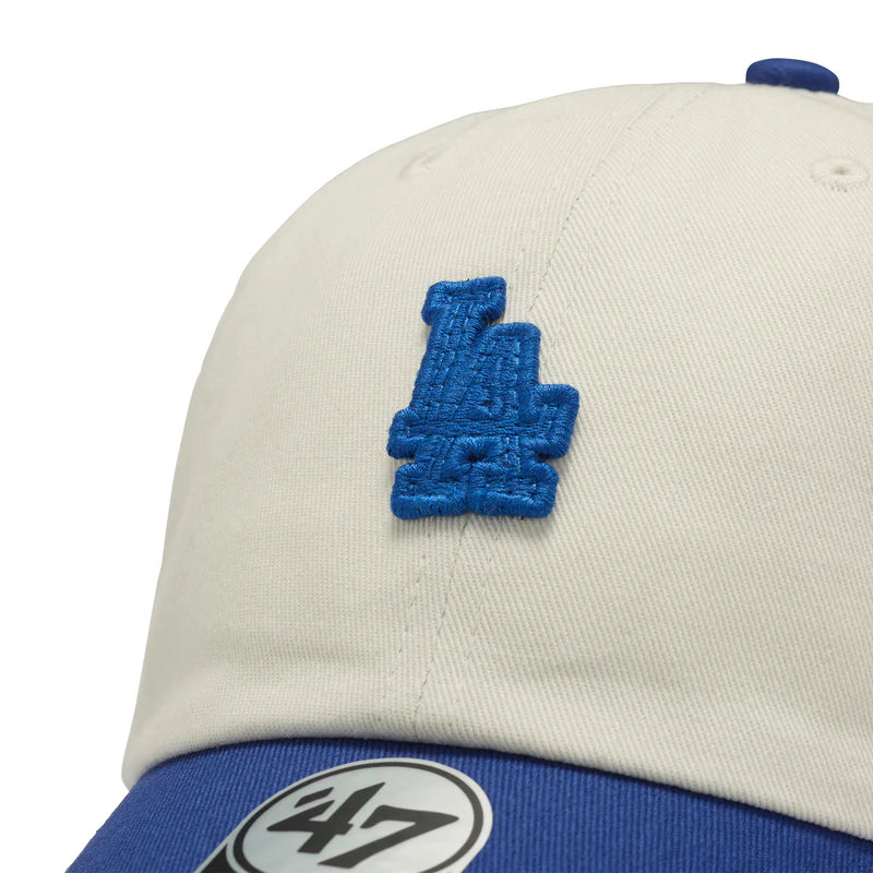 ’47 BRAND Los Angeles Dodgers - CLEAN UP WHITE/BLUE 【4920544 47A-CLP-B-CONTT12CNS-SS】