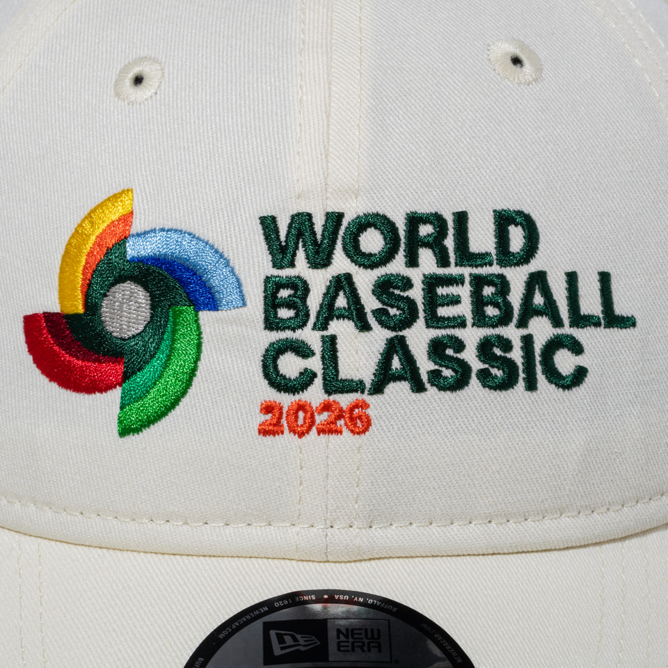 NEW ERA - 9TWENTY World Baseball Classic WBC LOGO CHROME WHITE