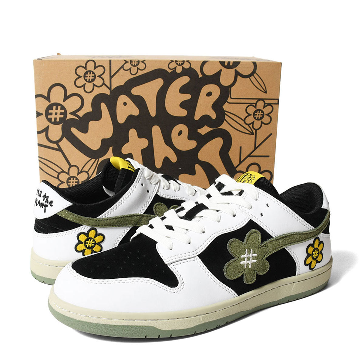 WATER THE PLANT ウォーター ザ プラント SHROOM"WHITE TRUFFLE" KICKS OLIVE GREEN スニーカー 【WTP029】