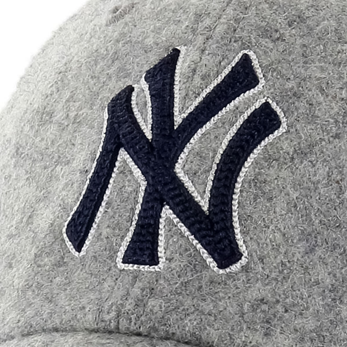 ’47 BRAND - CLEAN UP NEW YORK YANKEES CHAIN STITCH GRAY 【CHSCU17WIS】