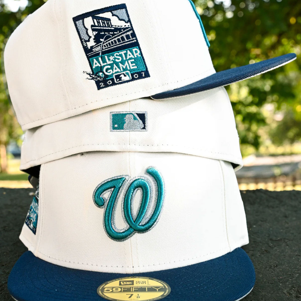 NEW ERA Washington Nationals - 59Fifty 2007 All Star Game Chrome/Oceanside Blue