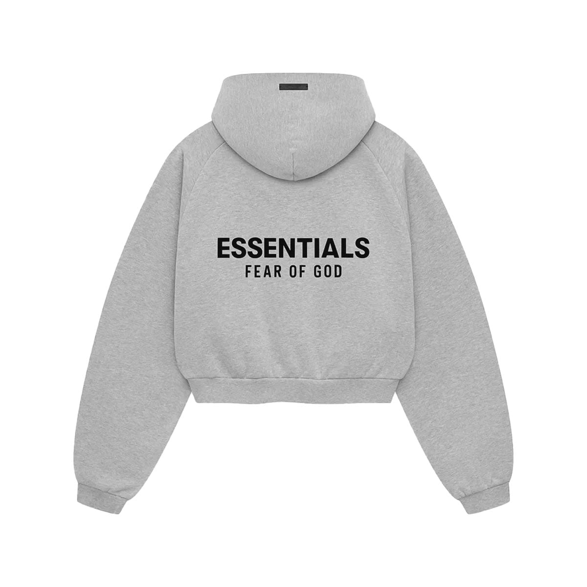 Fear of God ESSENTIALS - FLEECE CROPPED HOODIE LIGHT H GRAY 【192HO247418FW】