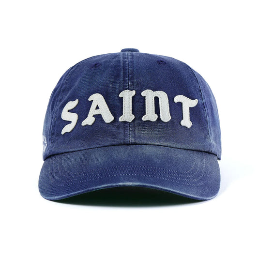 SAINT Mxxxxxx - 6PANEL CAP SAINT NAVY 【SM-HR8-0000-080】