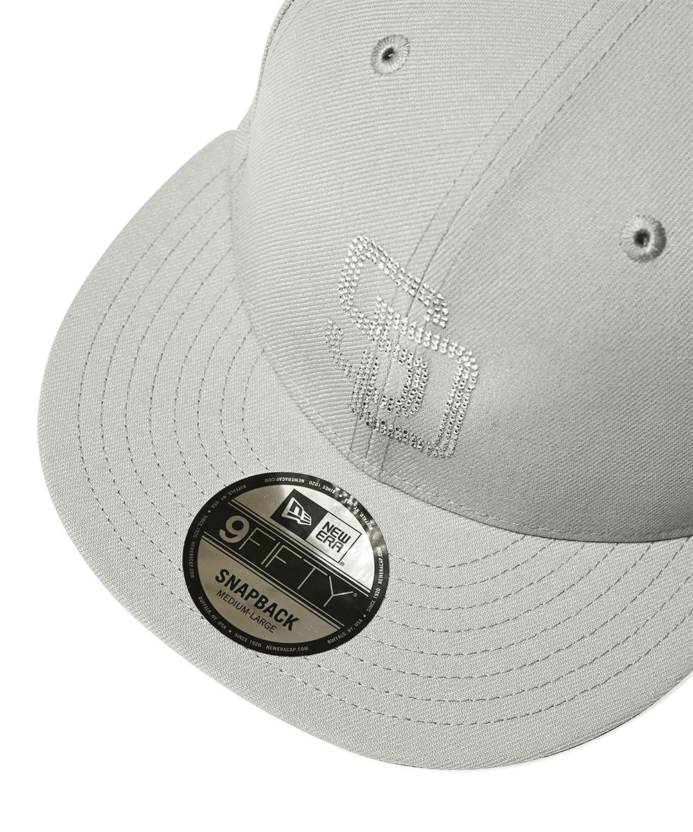 NEW ERA - SAN DIEGO PADRES CO RHINESTONE 9FIFTY DARK GRAY【15063034】