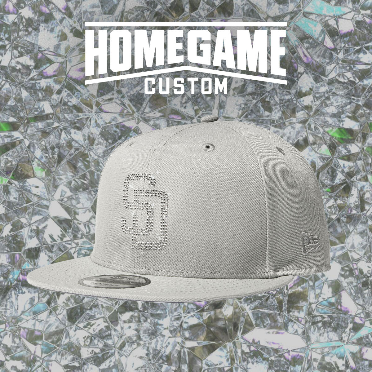 NEW ERA - SAN DIEGO PADRES CO RHINESTONE 9FIFTY DARK GRAY【15063034】
