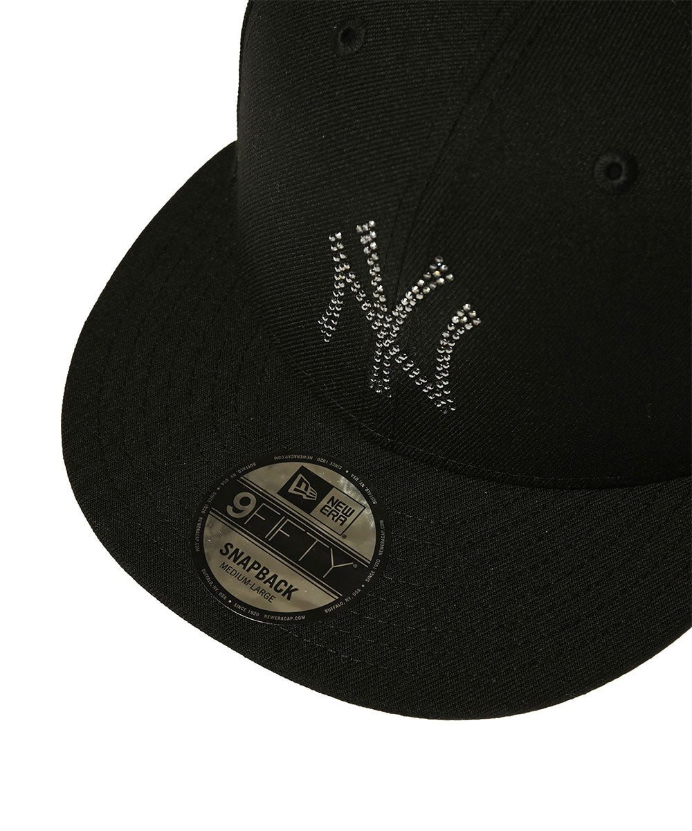 NEW ERA - NEW YORK YANKEES CO RHINESTONE 9FIFTY BLACK【15063035】