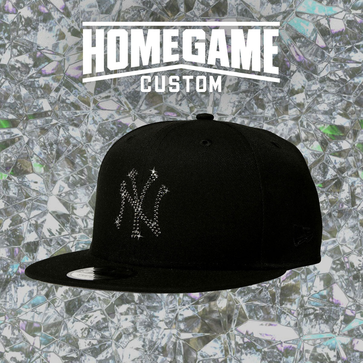 NEW ERA - NEW YORK YANKEES CO RHINESTONE 9FIFTY BLACK【15063035】