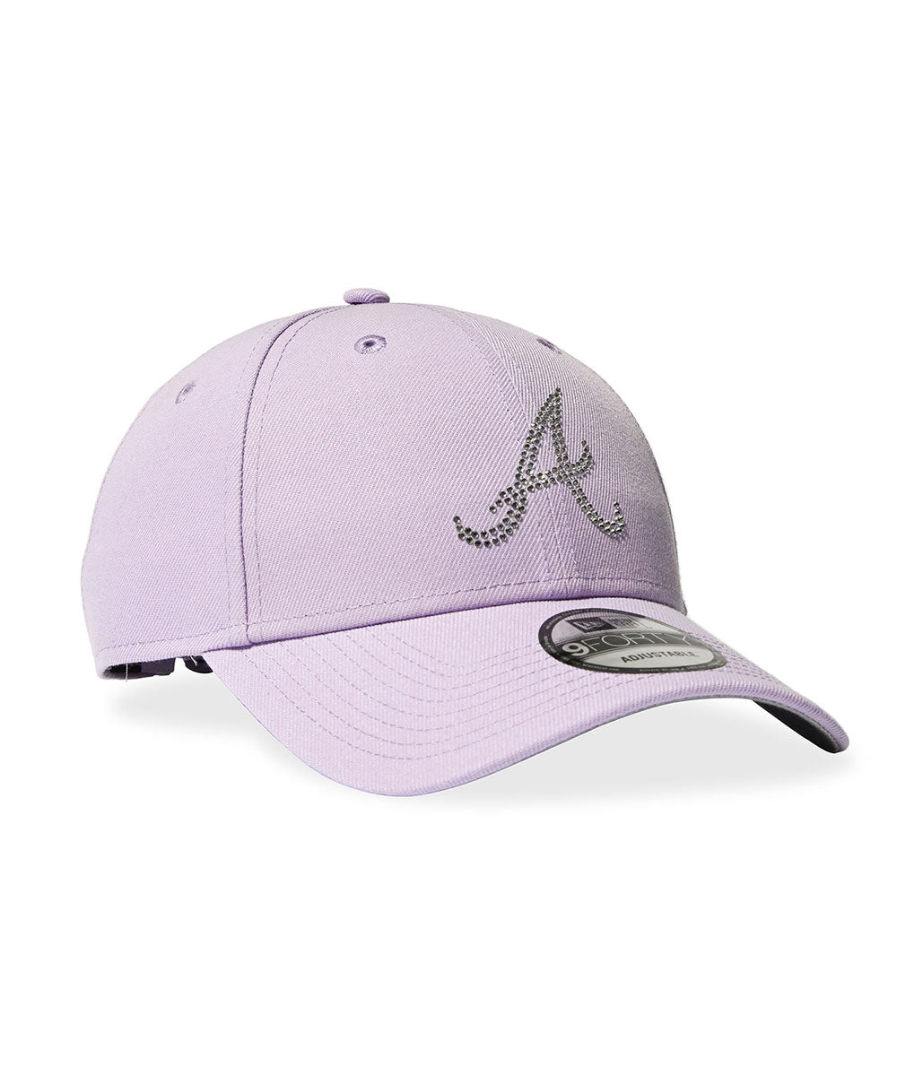NEW ERA - ATLANTS BRAVES CO RHINESTONE 9FORTY CS PURPLE【15063056