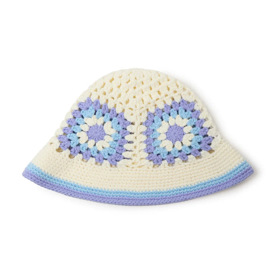 NEW ERA - CROCHET KNIT BUCKET EXPLORER "CHROME/LAVENDER/SLATE BLUE"【15136929】
