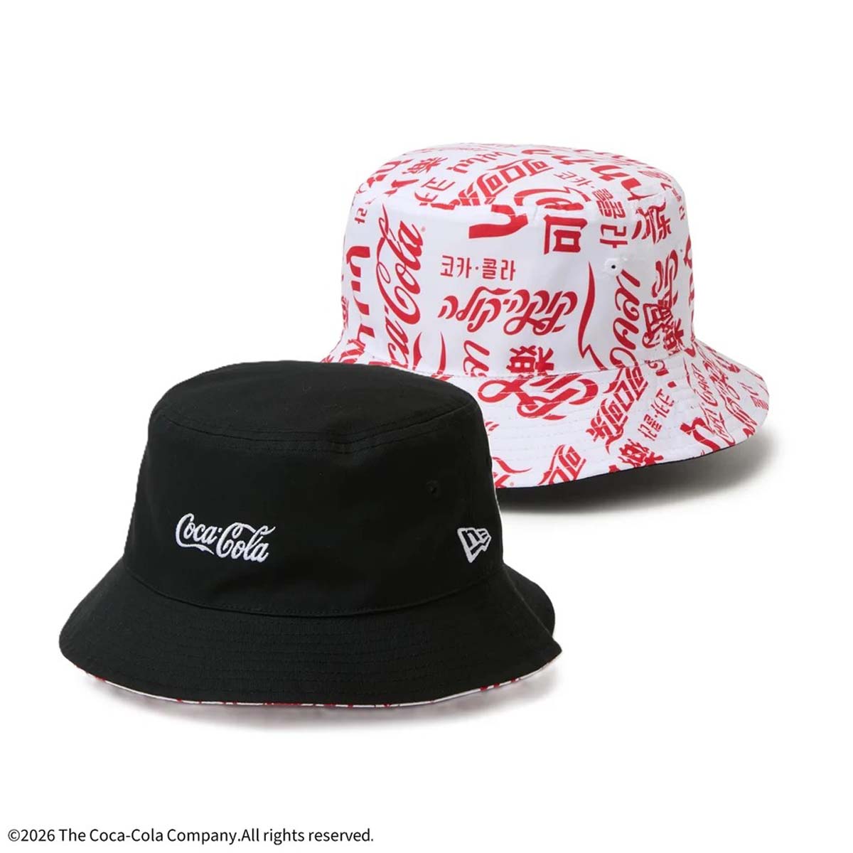 NEW ERA - COCA-COLA BUCKET01 RV  BLACK【15154783】