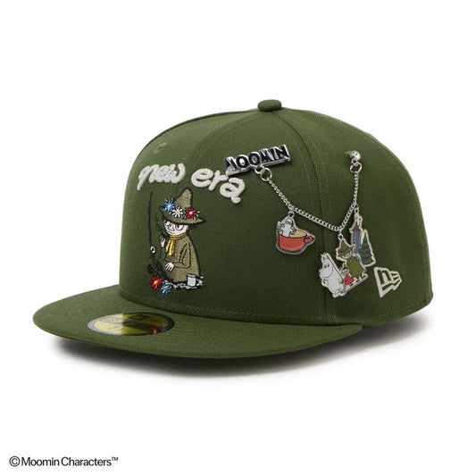 NEW ERA - MOOMIN SNUFKIN 59FIFTY GREEN【15154857】