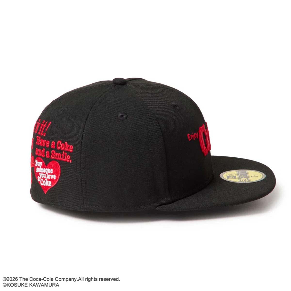 NEW ERA - Coca-Cola COLA BY KAWAMURA AO 59FIETY BLACK【15156555】