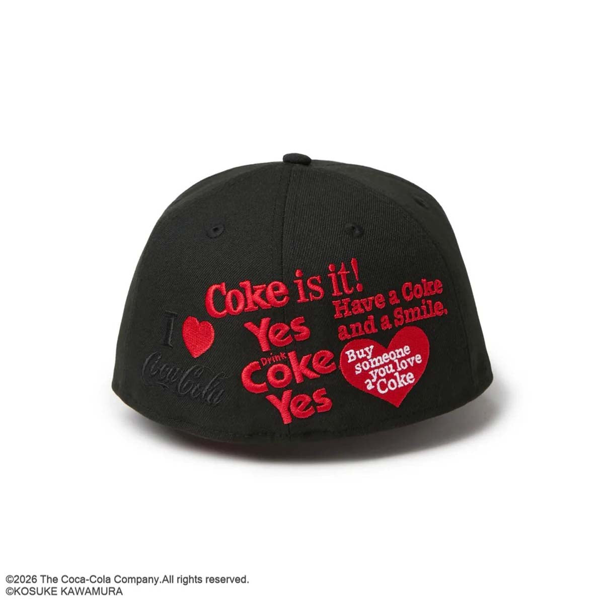 NEW ERA - Coca-Cola COLA BY KAWAMURA AO 59FIETY BLACK【15156555】