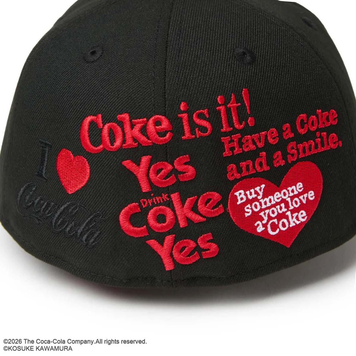NEW ERA - Coca-Cola COLA BY KAWAMURA AO 59FIETY BLACK【15156555】