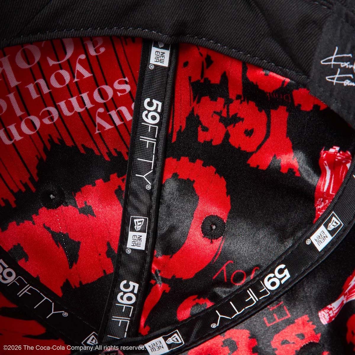 NEW ERA - Coca-Cola COLA BY KAWAMURA AO 59FIETY BLACK【15156555】