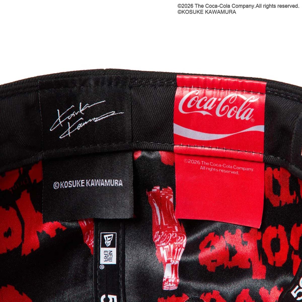 NEW ERA - Coca-Cola COLA BY KAWAMURA AO 59FIETY BLACK【15156555】