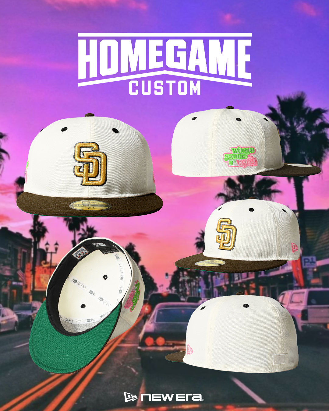 NEW ERA - San Diego Padres CO 1984 WS 59FIFTY SB CWT/WAL【15169192】