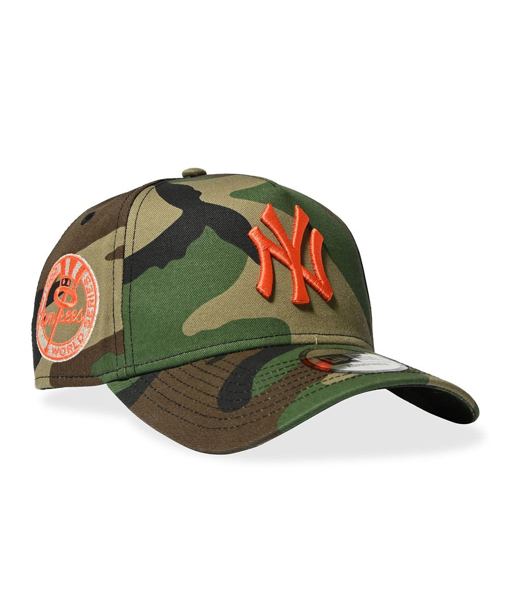 NEW ERA - NEW YORK YANKEES CO 1962 WS 9FORTY A-FRAME WOODLAND CAMO/ORANGE 【15196183】