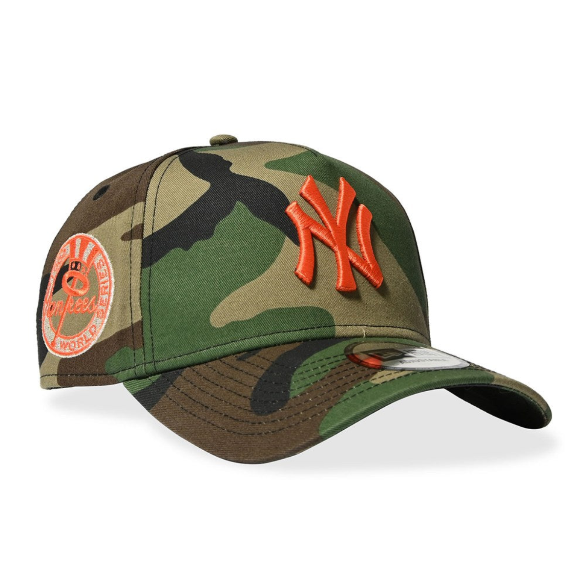 NEW ERA - NEW YORK YANKEES CO 1962 WS 9FORTY A-FRAME WOODLAND CAMO/ORANGE 【15196183】