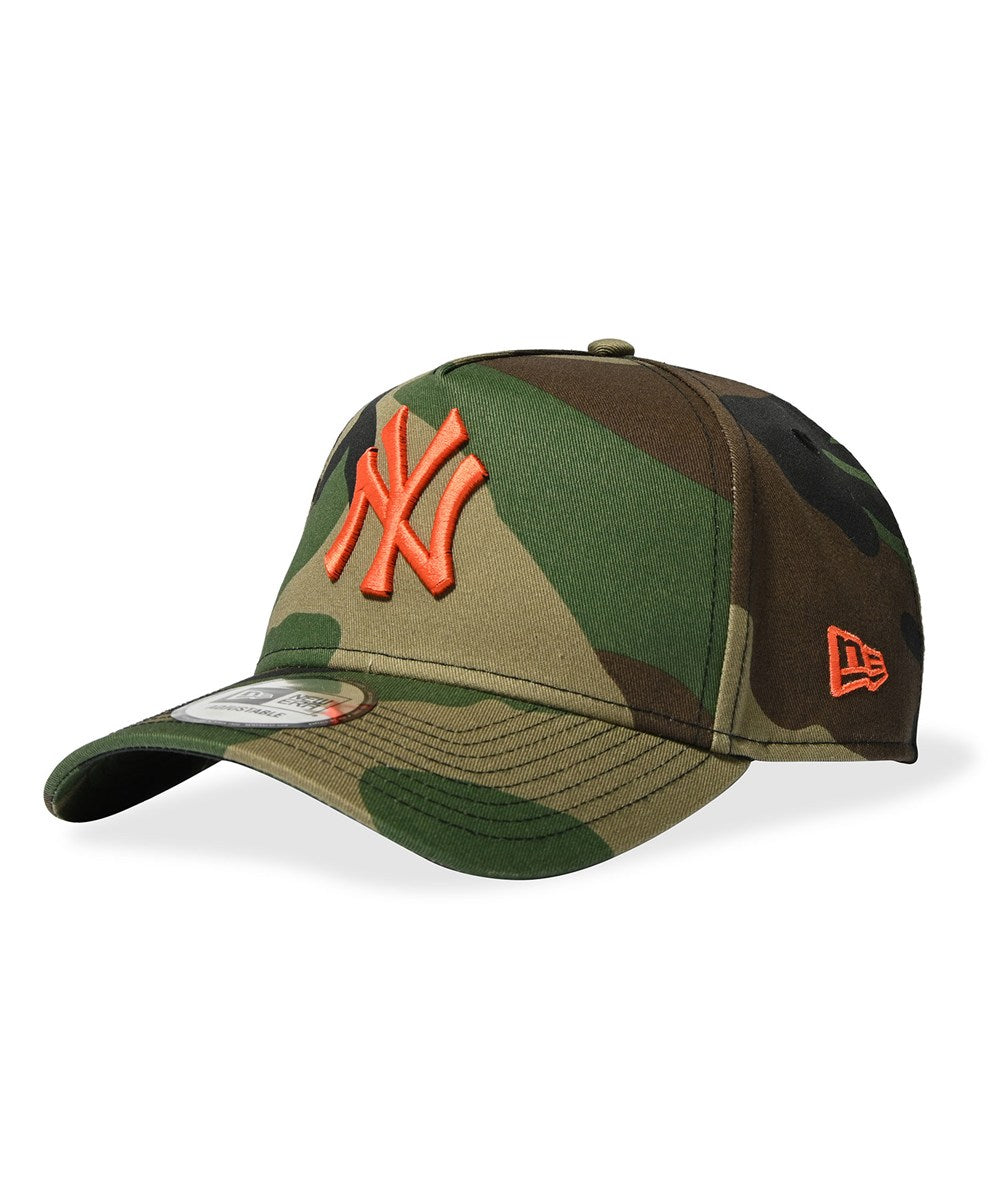 NEW ERA - NEW YORK YANKEES CO 1962 WS 9FORTY A-FRAME WOODLAND CAMO/ORANGE 【15196183】