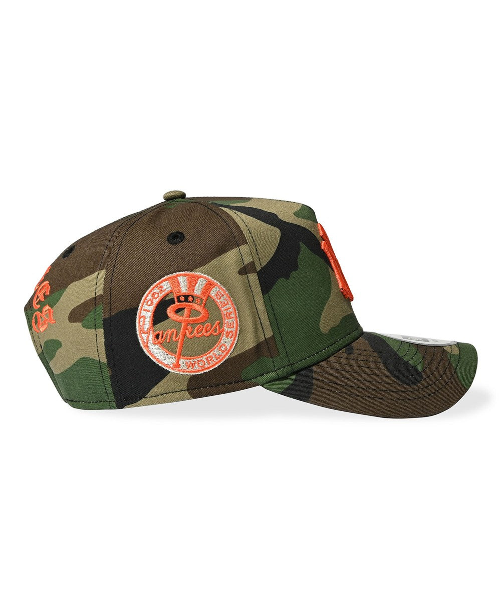 NEW ERA - NEW YORK YANKEES CO 1962 WS 9FORTY A-FRAME WOODLAND CAMO/ORANGE 【15196183】