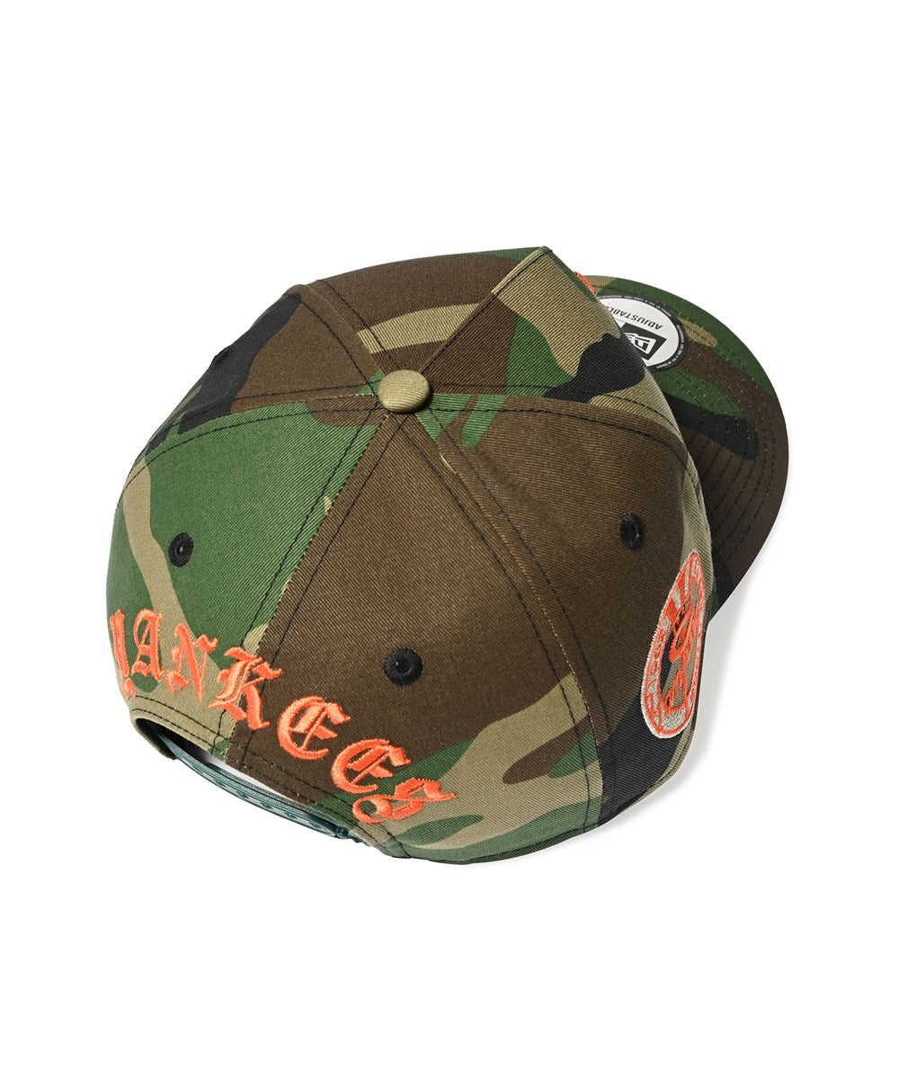 NEW ERA - NEW YORK YANKEES CO 1962 WS 9FORTY A-FRAME WOODLAND CAMO/ORANGE 【15196183】