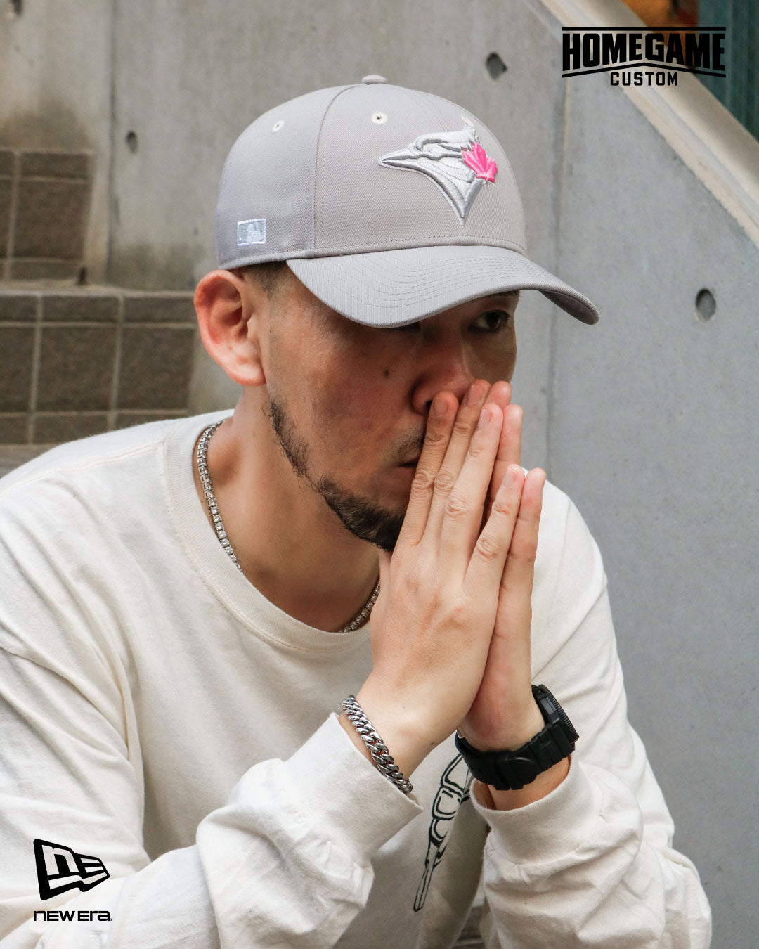 NEW ERA - TORONTO BLUE JAYS CO 9FORTY GRY/WPK 【15203833】