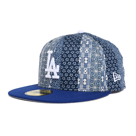 NEW ERA - LOS ANGELES DODGERS CO 59FIFTY MULTI/BLUE —藍花(AIKA)—【15354617】