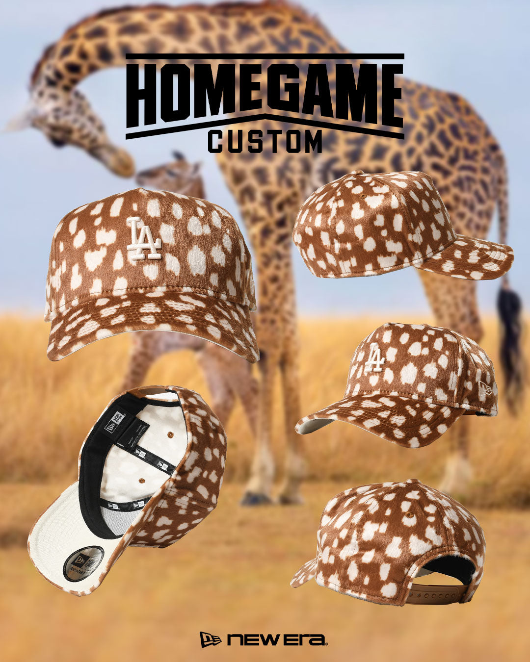 NEW ERA - LOS ANGELES DODGERS CO ANIMAL 9FORTY A-Frame MULTI【15358058】