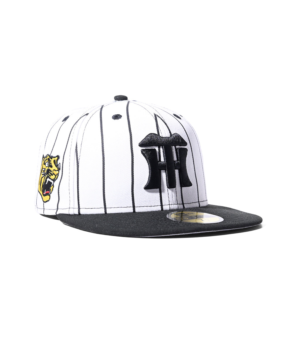 NEW ERA - Hanshin Tigers CO 59FIFTY WHITE/BLACK STRIPE 【15443381