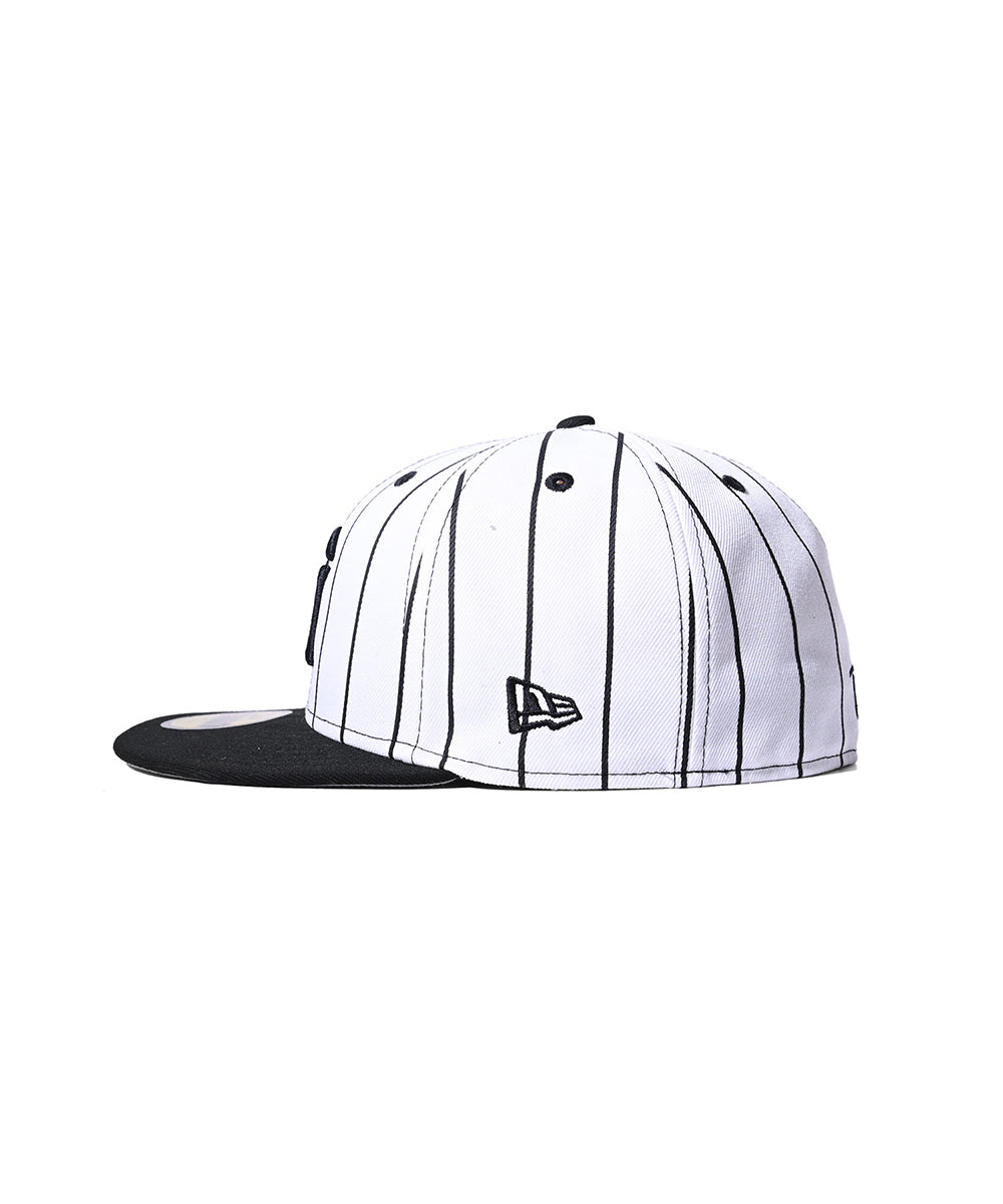NEW ERA - Hanshin Tigers CO 59FIFTY WHITE/BLACK STRIPE 【15443381