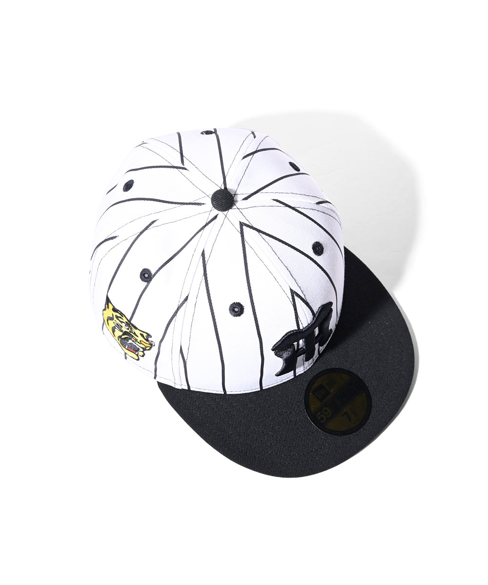 NEW ERA - Hanshin Tigers CO 59FIFTY WHITE/BLACK STRIPE 【15443381】