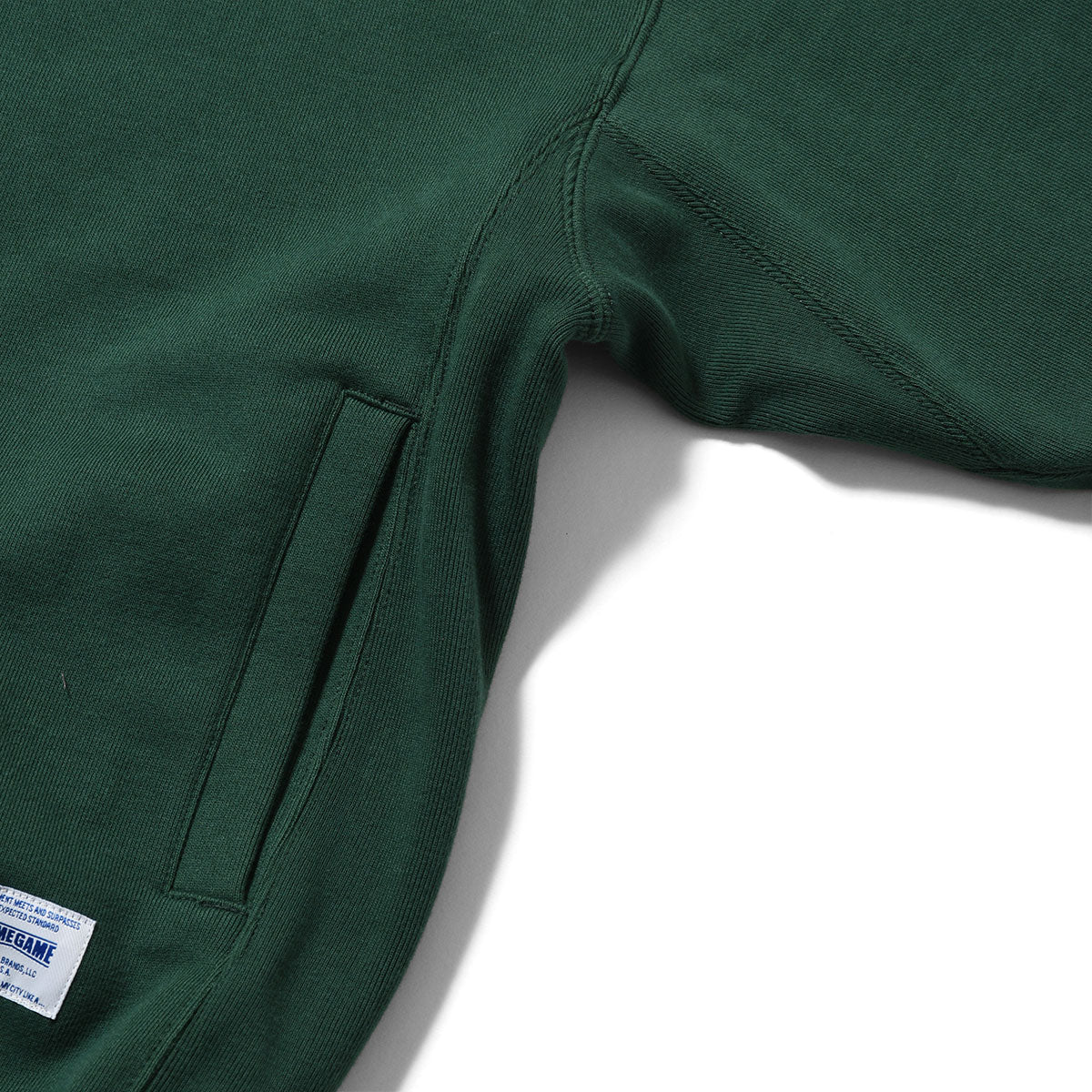 RUSSELL ATHLETIC | HOMEGAME - PRO COTTON LOOPBACK TERRY SWEAT HOODIE GREEN【26FW-HG-001】