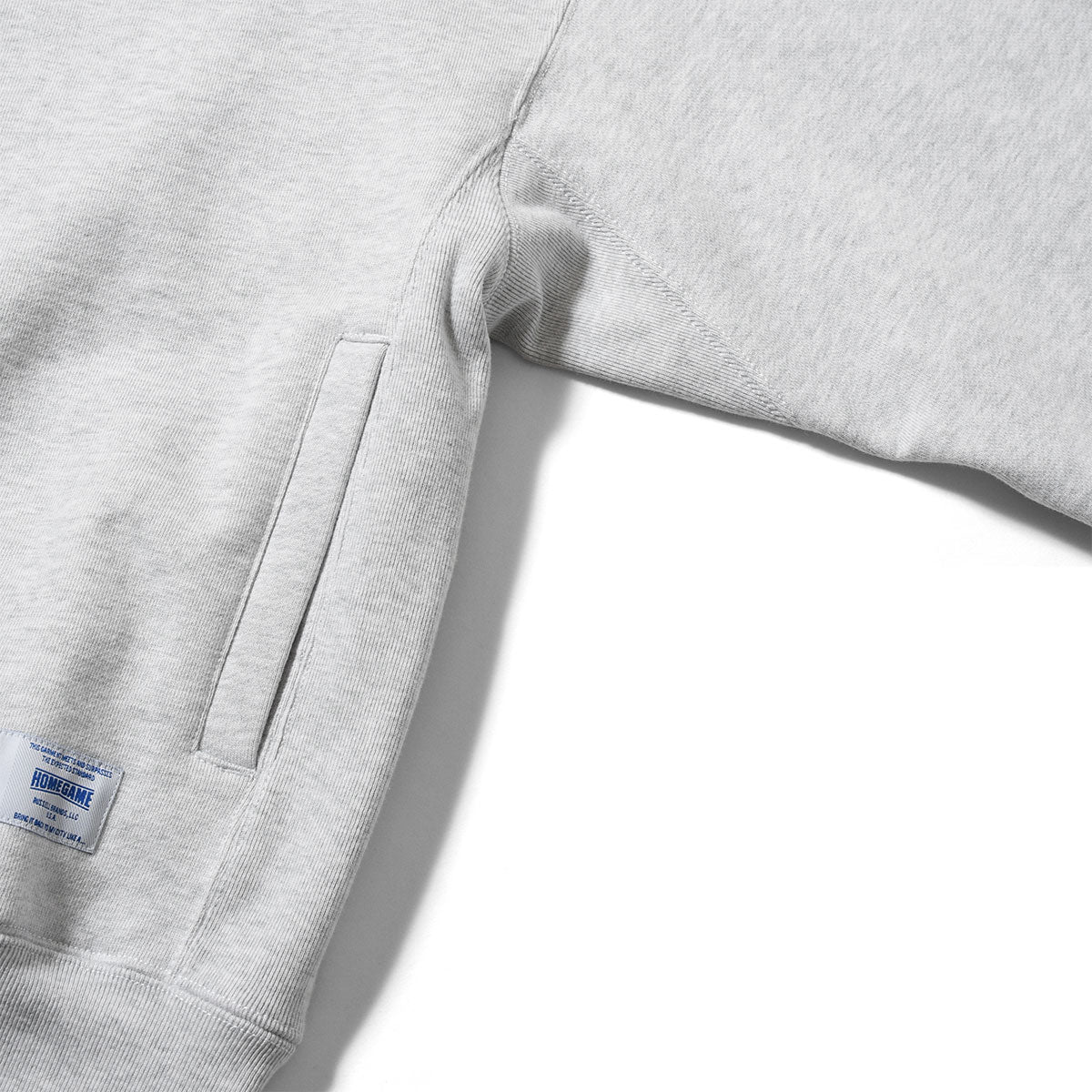 RUSSELL ATHLETIC | HOMEGAME - PRO COTTON LOOPBACK TERRY SWEAT CREWNECK ASH【26FW-HG-002】