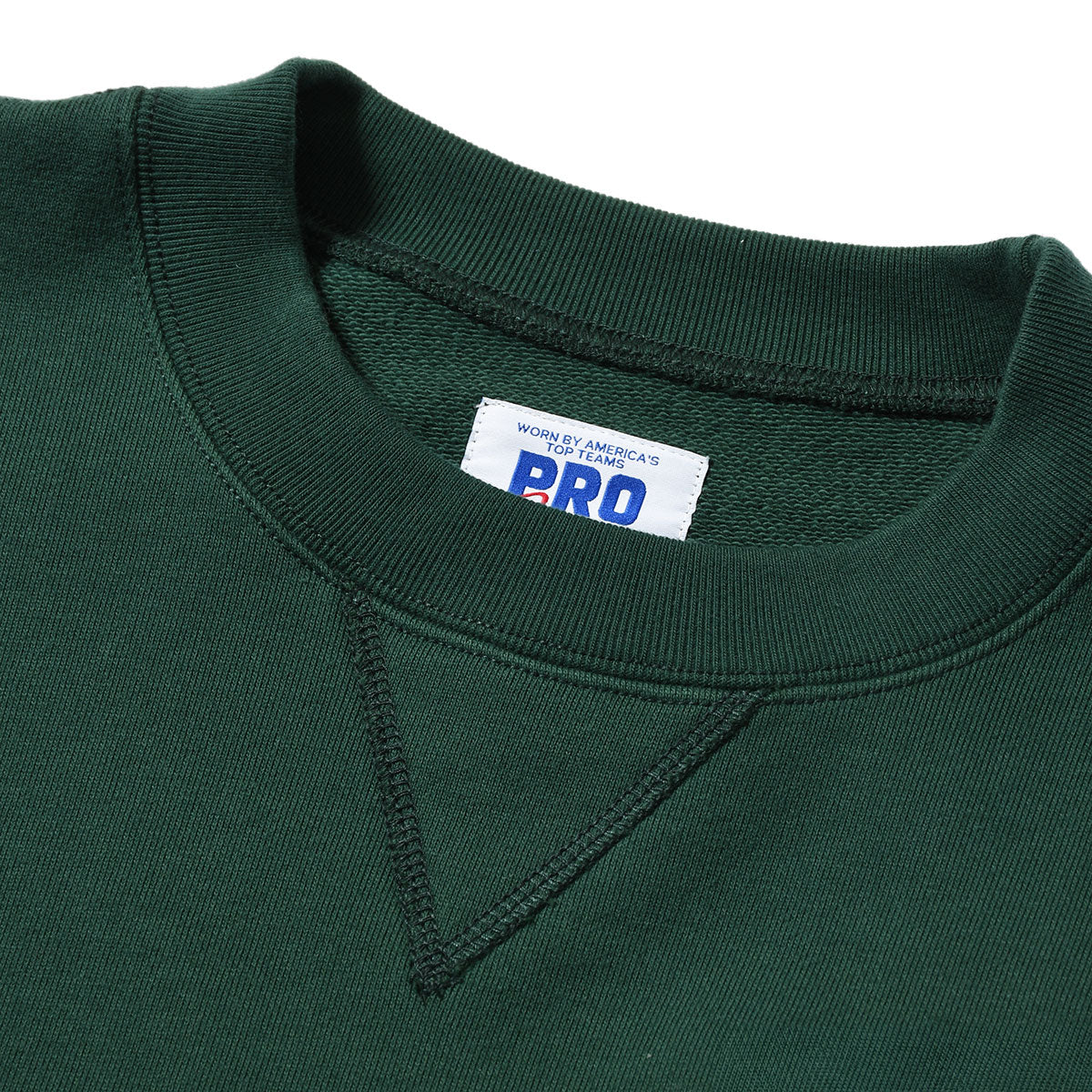 RUSSELL ATHLETIC | HOMEGAME - PRO COTTON LOOPBACK TERRY SWEAT CREWNECK GREEN【26FW-HG-002】